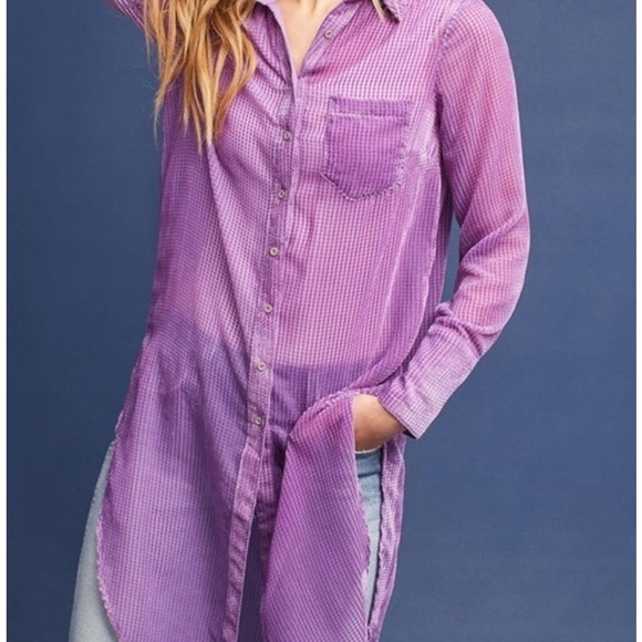 Anthropologie Akemi + Kin Velvet Duster - Picture 7 of 8